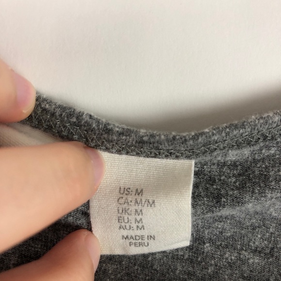 Artisan NY Light Gray Long Sleeve Top Tee Shirt - Picture 6 of 9